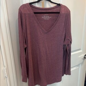 Torrid Pink Long Sleeve Relaxed Tee